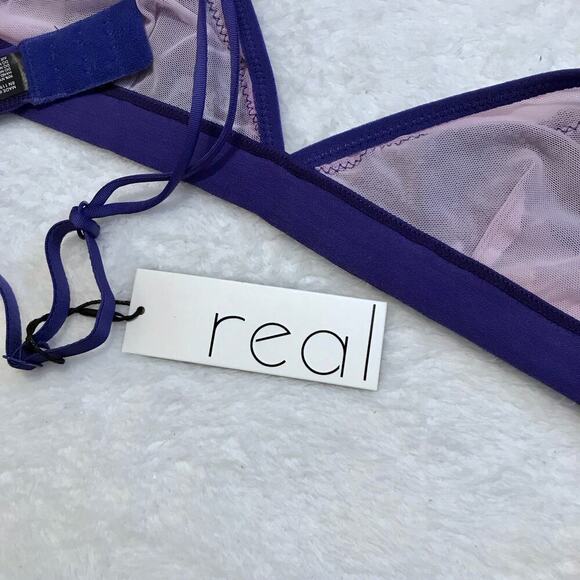 Anthropologie Real Underwear NWT Triangle Mesh Bra Women S - Picture 12 of 15